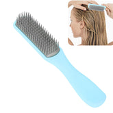 Kuber Industries Hair Brush|Flexible Bristles Brush|Hair Brush with Paddle|Straightens & Detangles Hair Brush|Suitable For All Hair Types|Hair Brush Styling Hair|Small|Set of 2|Blue & Purple